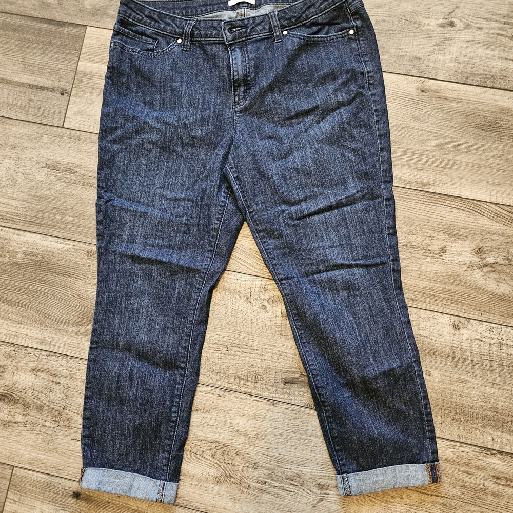 LC Lauren Conrad Dark Blue Ankle Jeans